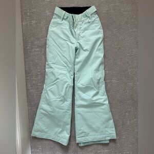 Girls Teal Roxy Backyard Snow Pants size 8